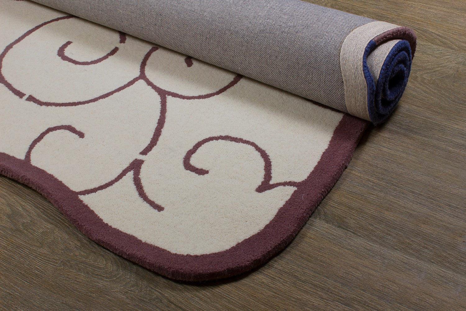 Wool HandTufted Carpet Antiguo - Cotton - Hand Tufted - Ajaypee Carpets (Thumbnail 2)