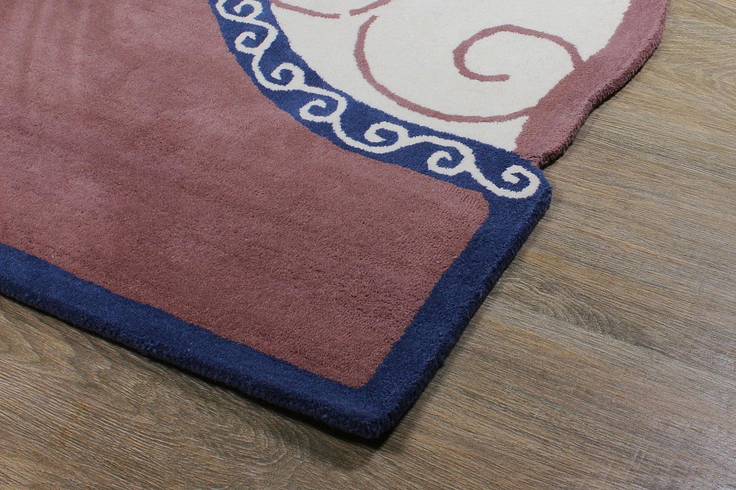 Wool HandTufted Carpet Antiguo - Cotton - Hand Tufted - Ajaypee Carpets (Thumbnail 3)