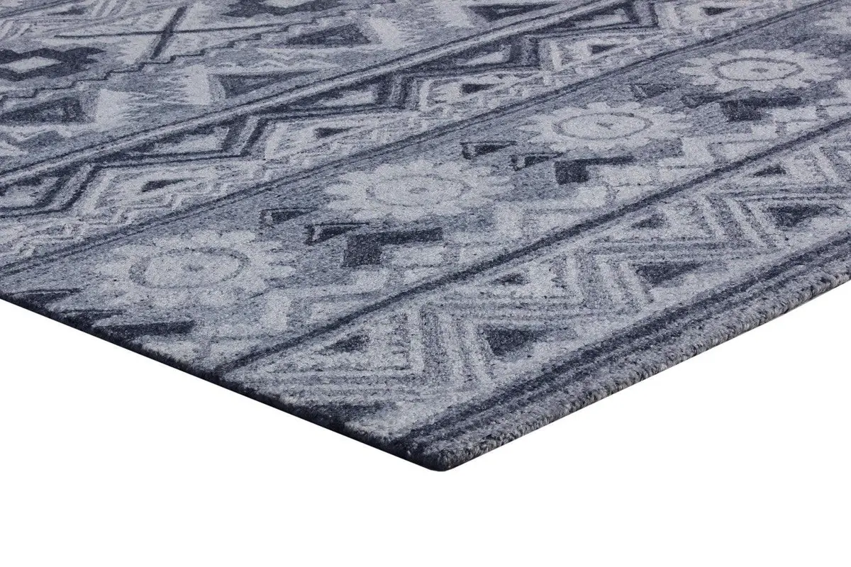 Bamboo Silk HandTufted Carpet-Heritage - Cotton - Hand Knotted - Ajaypee Carpets (Thumbnail 4)
