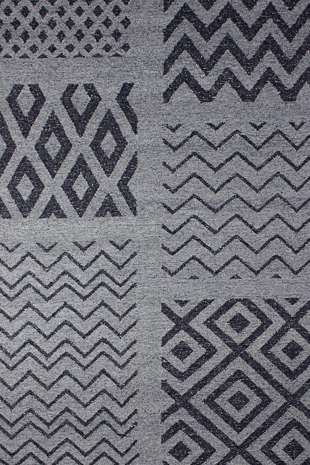 Bamboo Silk HandWoven Rug-Grevis – Cotton Flatweave handmade carpet by Ajaypee Carpets