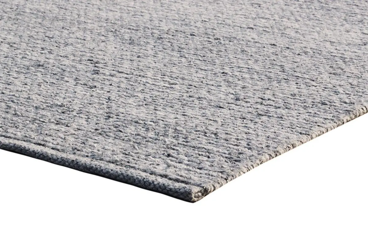 Bamboo Handwoven Rug  Somekh - Wool & Silk Blend - Flatweave - Ajaypee Carpets (Thumbnail 5)