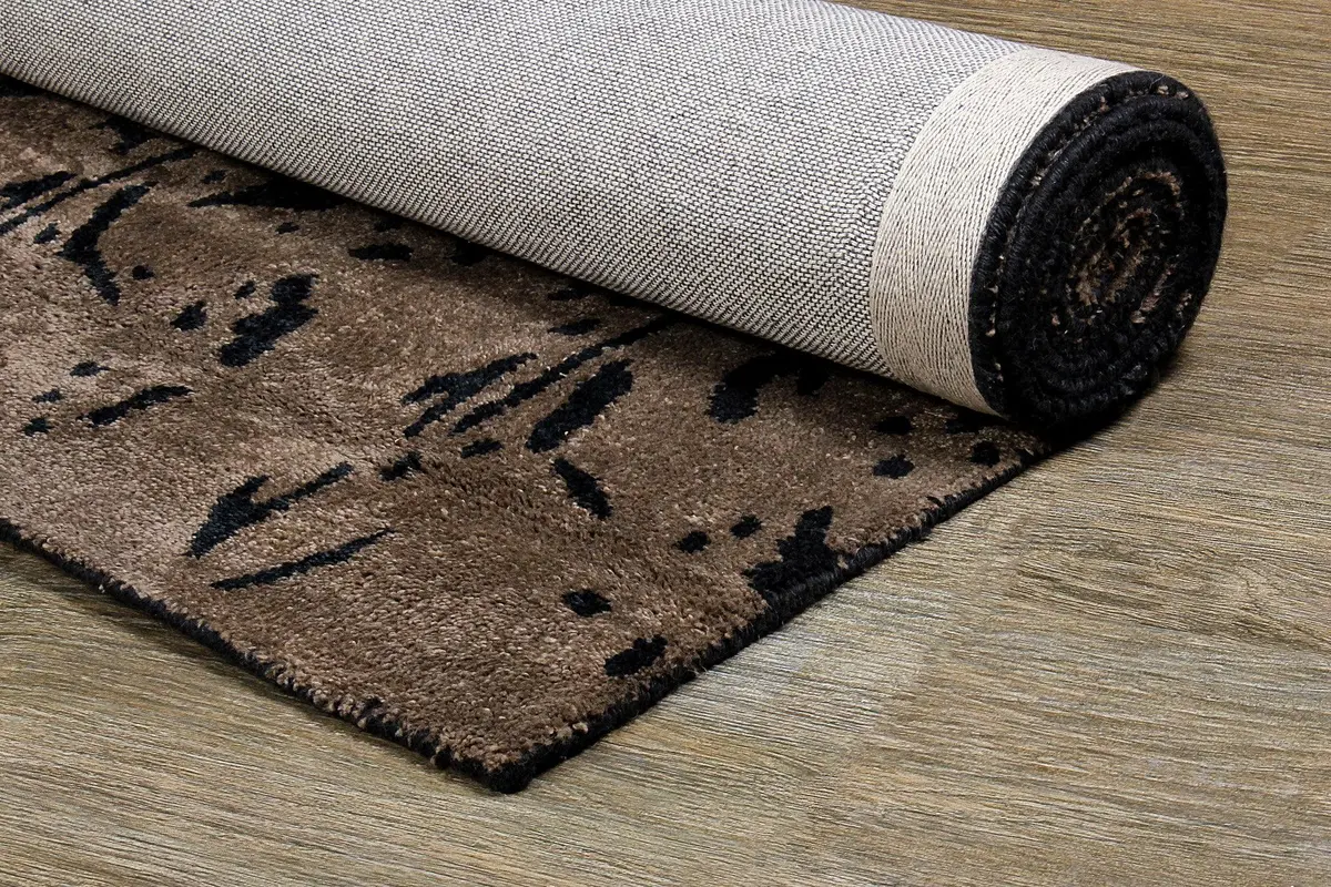 Bamboo Silk HandTufted Carpet Clavis - Cotton - Hand Tufted - Ajaypee Carpets (Thumbnail 3)