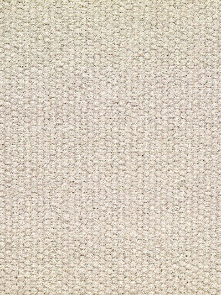Woolen Handwoven Dhurry Plain Taupe - Cotton - Hand Woven - Ajaypee Carpets (Thumbnail 3)