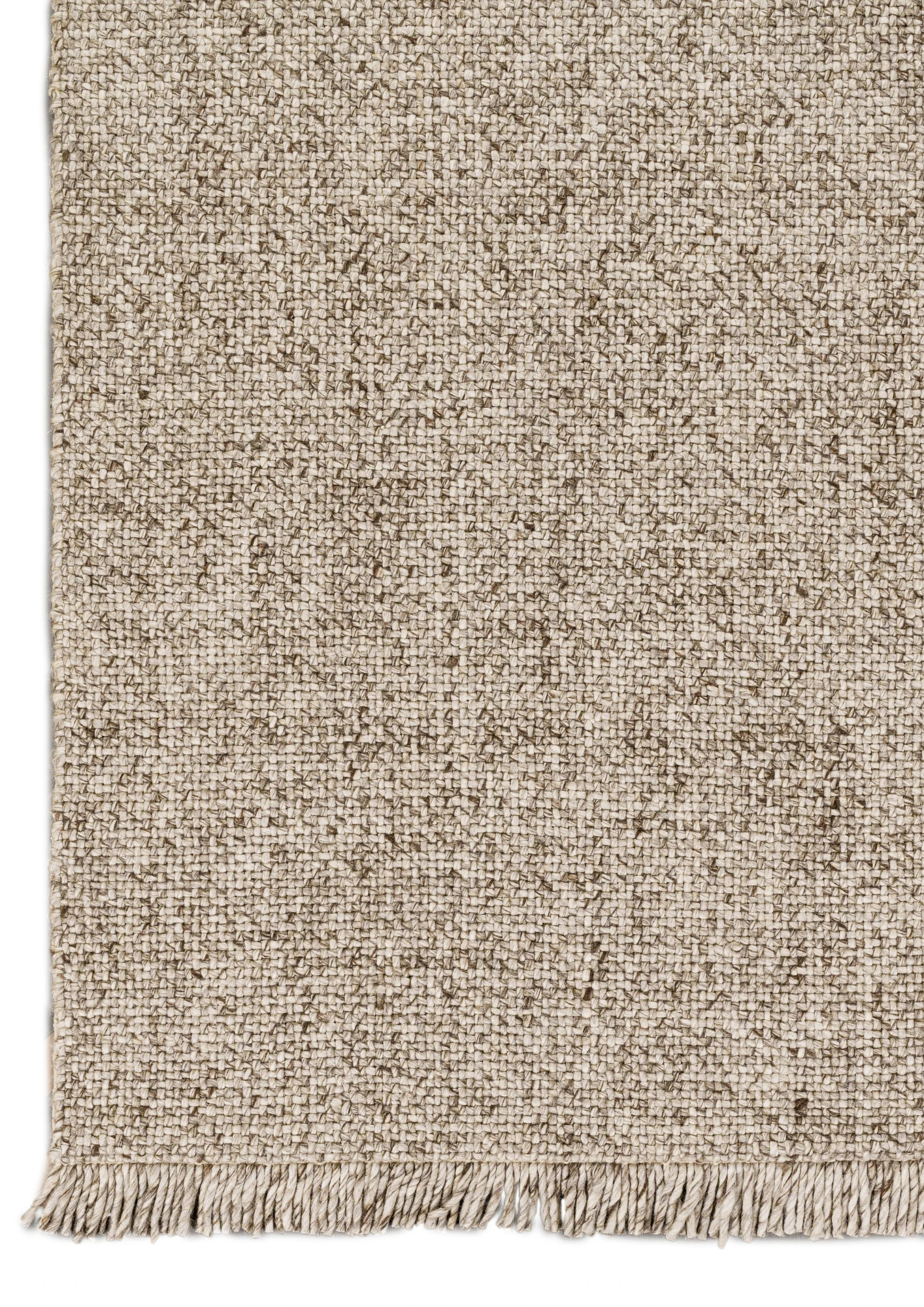 Woolen Handwoven Rug  Polly - Hemp - Hand Woven - Ajaypee Carpets (Thumbnail 3)