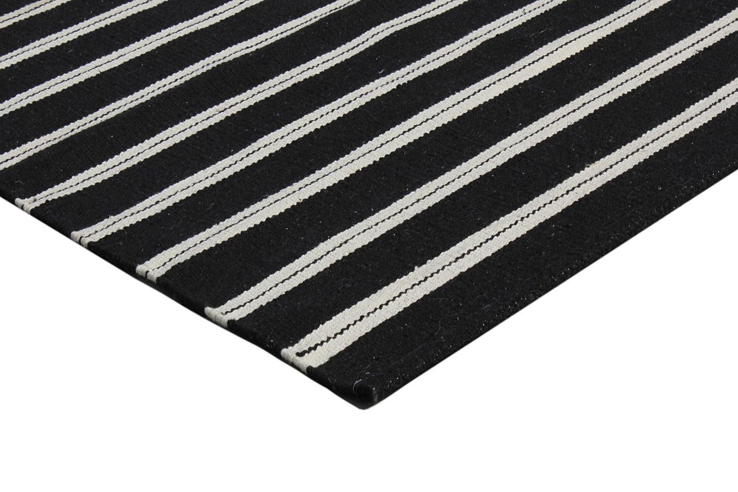 Cotton Hand Woven Rug Stric - Cotton - Flatweave - Ajaypee Carpets (Thumbnail 4)