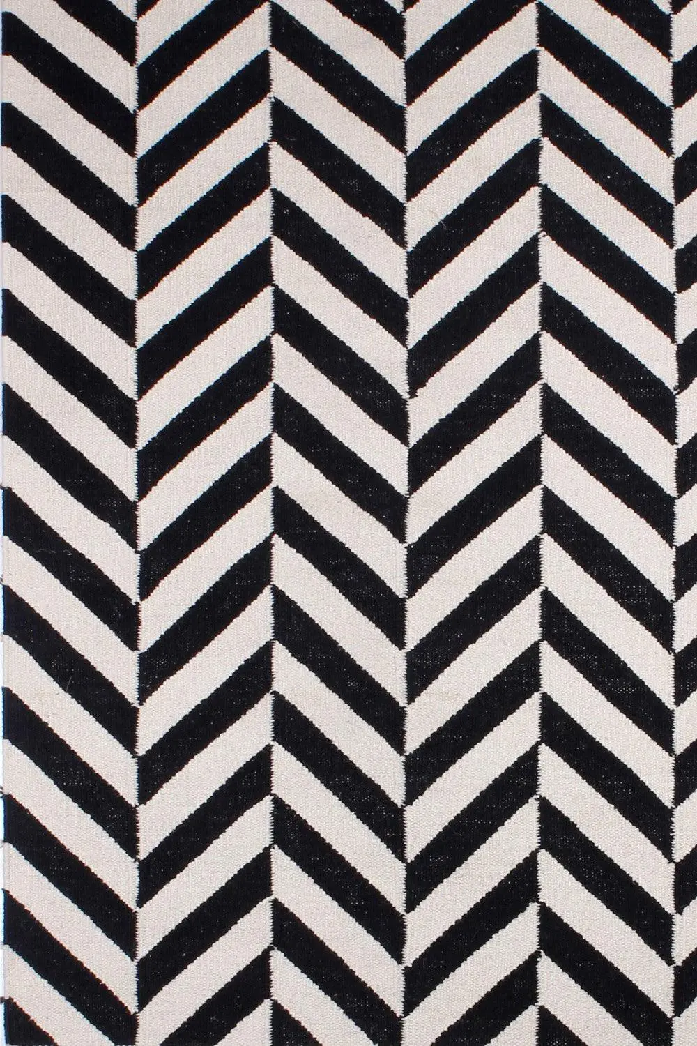 Cotton Hand Woven Rug Zigco - Cotton - Flatweave - Ajaypee Carpets (Thumbnail 3)
