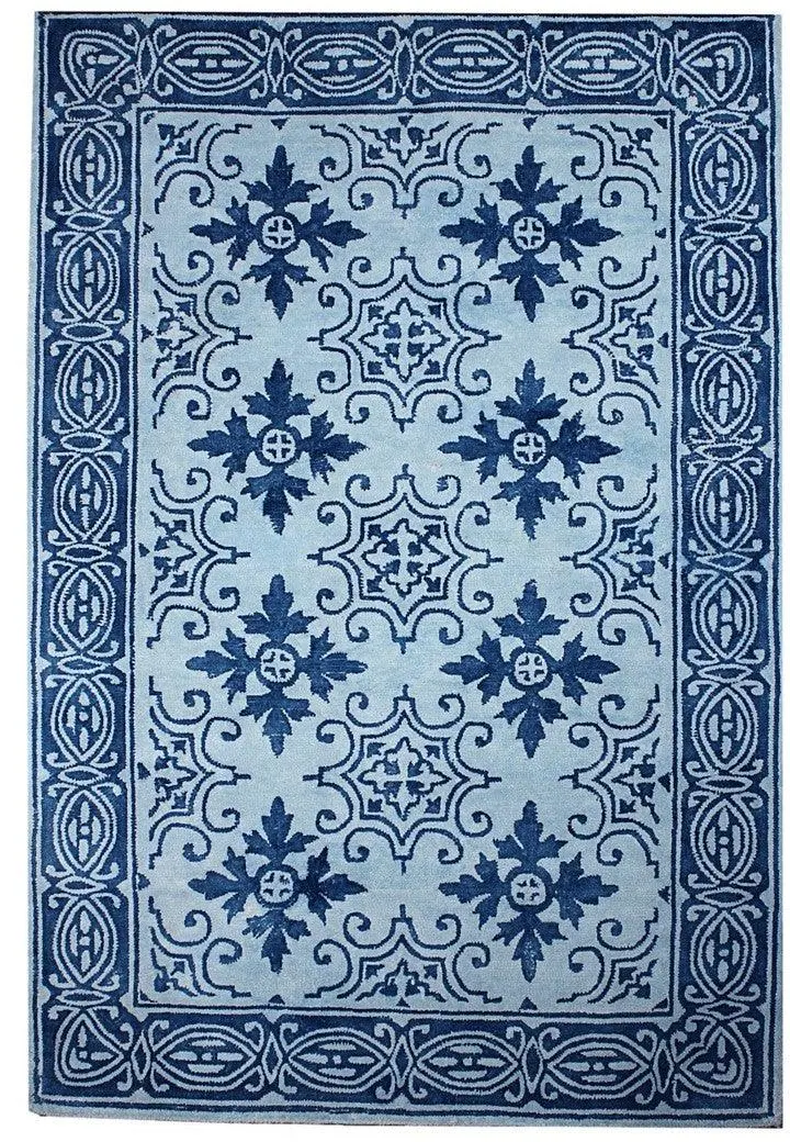 Cotton HandTufted Carpet-Ethnic – Cotton Hand Tufted handmade carpet by Ajaypee Carpets