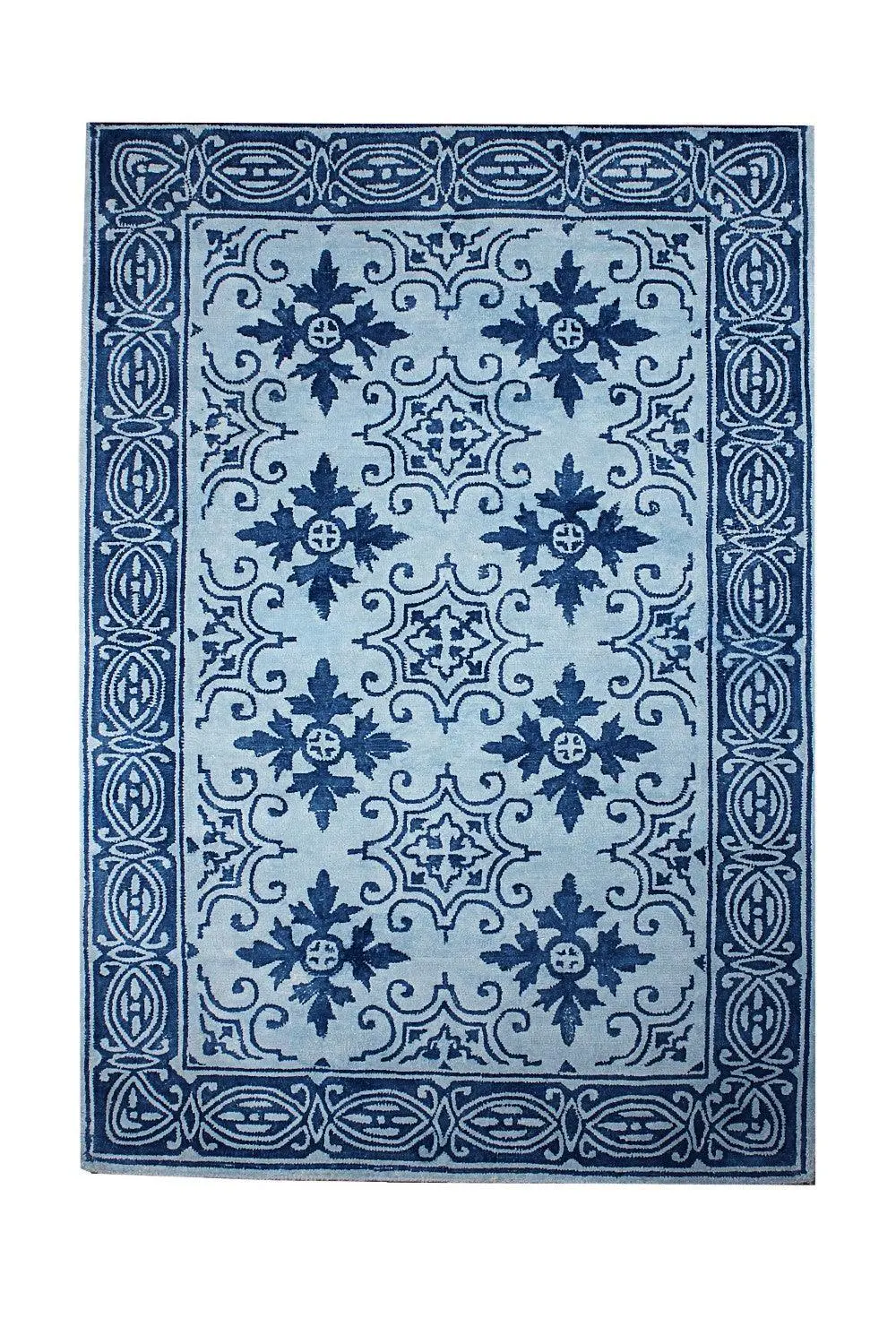 Cotton HandTufted Carpet-Ethnic - Cotton - Hand Tufted - Ajaypee Carpets (Thumbnail 2)