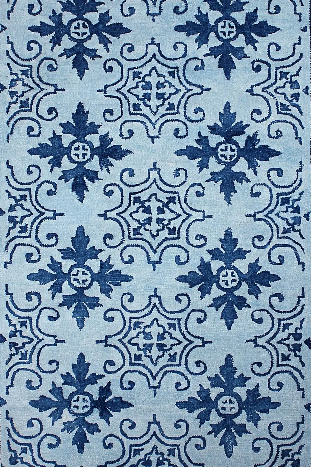 Cotton HandTufted Carpet-Ethnic - Cotton - Hand Tufted - Ajaypee Carpets (Thumbnail 3)
