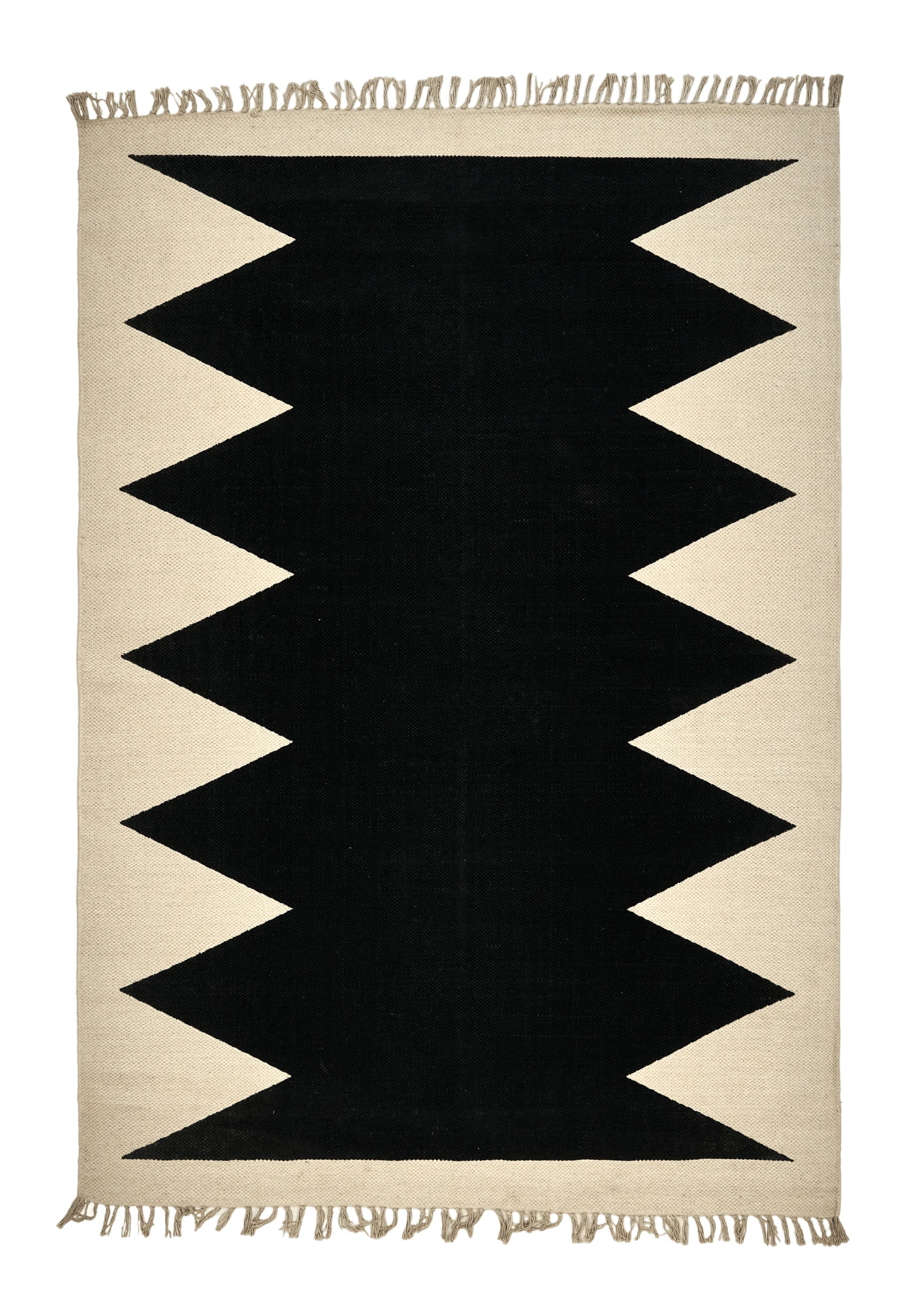 Cotton HandWoven Print Dhurrie - Nivasa – Cotton Dhurrie handmade carpet by Ajaypee Carpets