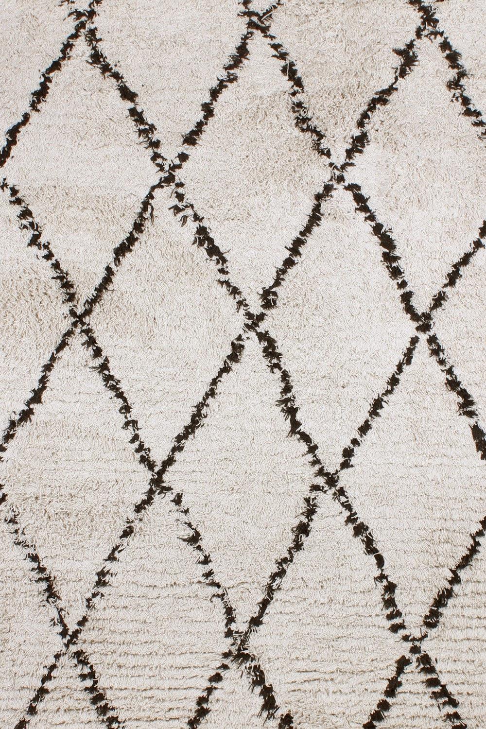 Cotton Handwoven Rug Moroccon - Cotton - Flatweave - Ajaypee Carpets (Thumbnail 2)
