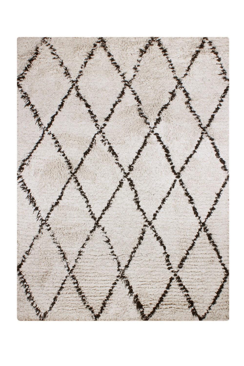 Cotton Handwoven Rug Moroccon - Cotton - Flatweave - Ajaypee Carpets (Thumbnail 4)