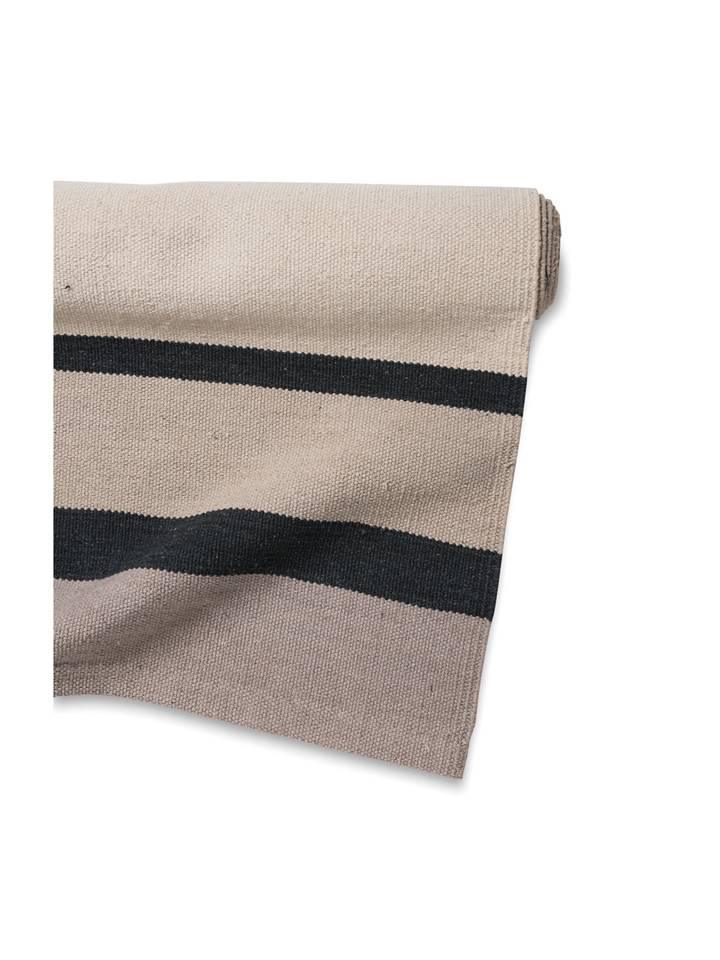 Cotton Hand Woven Rug Ray - Cotton - Flatweave - Ajaypee Carpets (Thumbnail 2)
