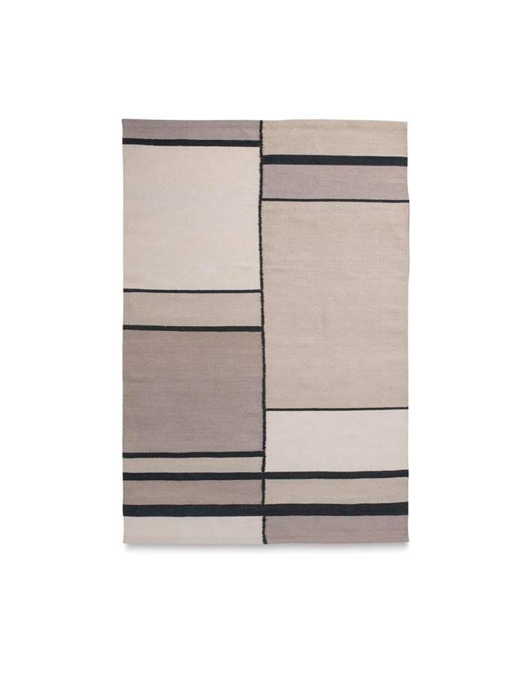 Cotton Hand Woven Rug Ray - Cotton - Flatweave - Ajaypee Carpets (Thumbnail 4)