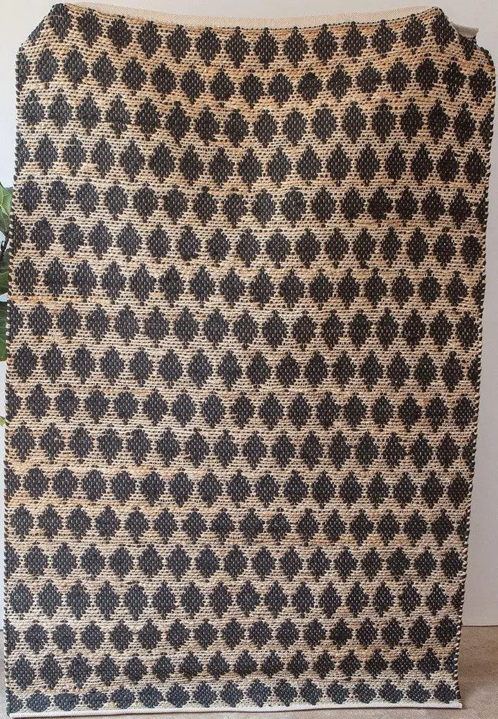 Cotton & Hemp Handwoven Rug:Tahiti - Jute - Hand Woven - Ajaypee Carpets (View 1)