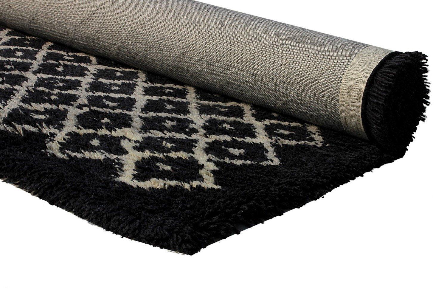 Wool HandTufted Carpet Cross - Cotton - Hand Knotted - Ajaypee Carpets (Thumbnail 2)