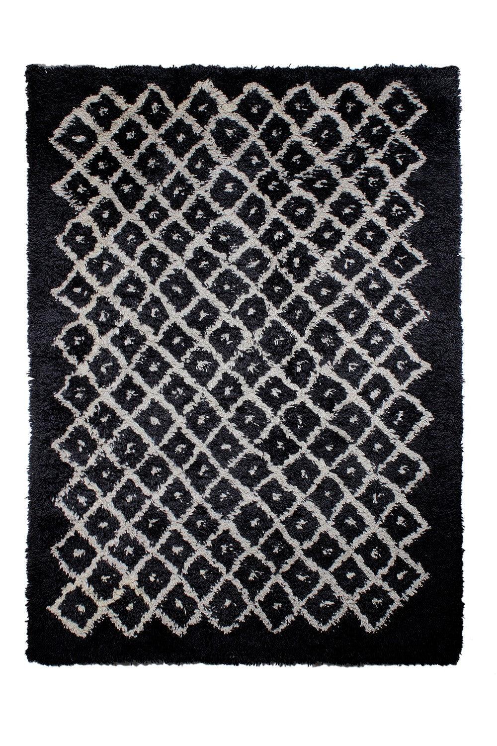 Wool HandTufted Carpet Cross - Cotton - Hand Knotted - Ajaypee Carpets (Thumbnail 5)