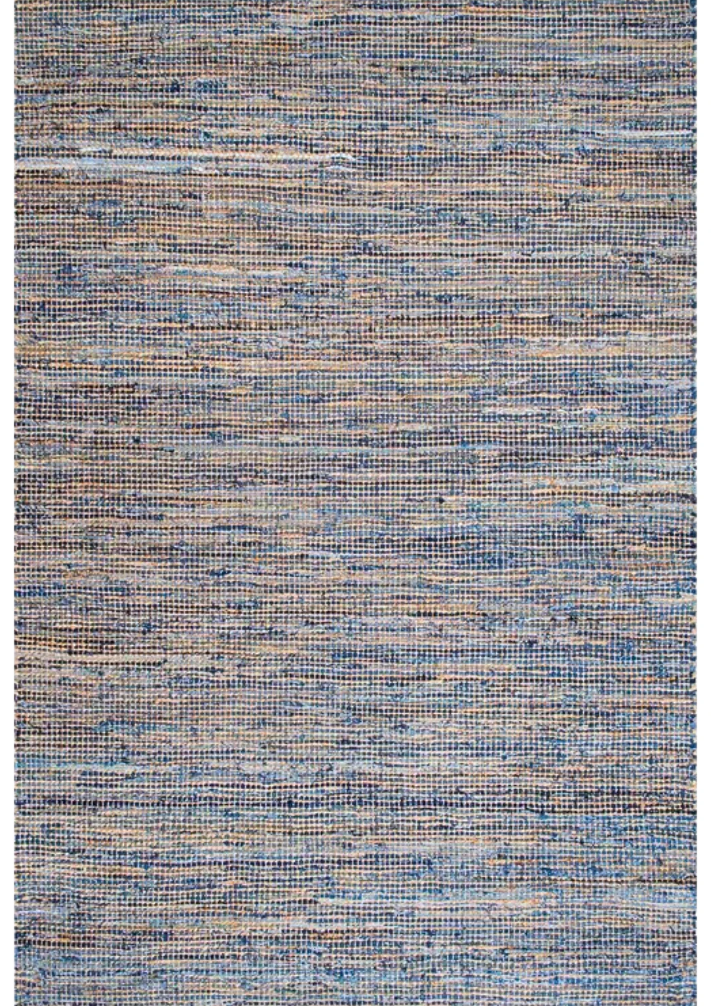 Denim & Hemp Handwoven Rug: Mezclilla - Jute - Hand Woven - Ajaypee Carpets (View 1)