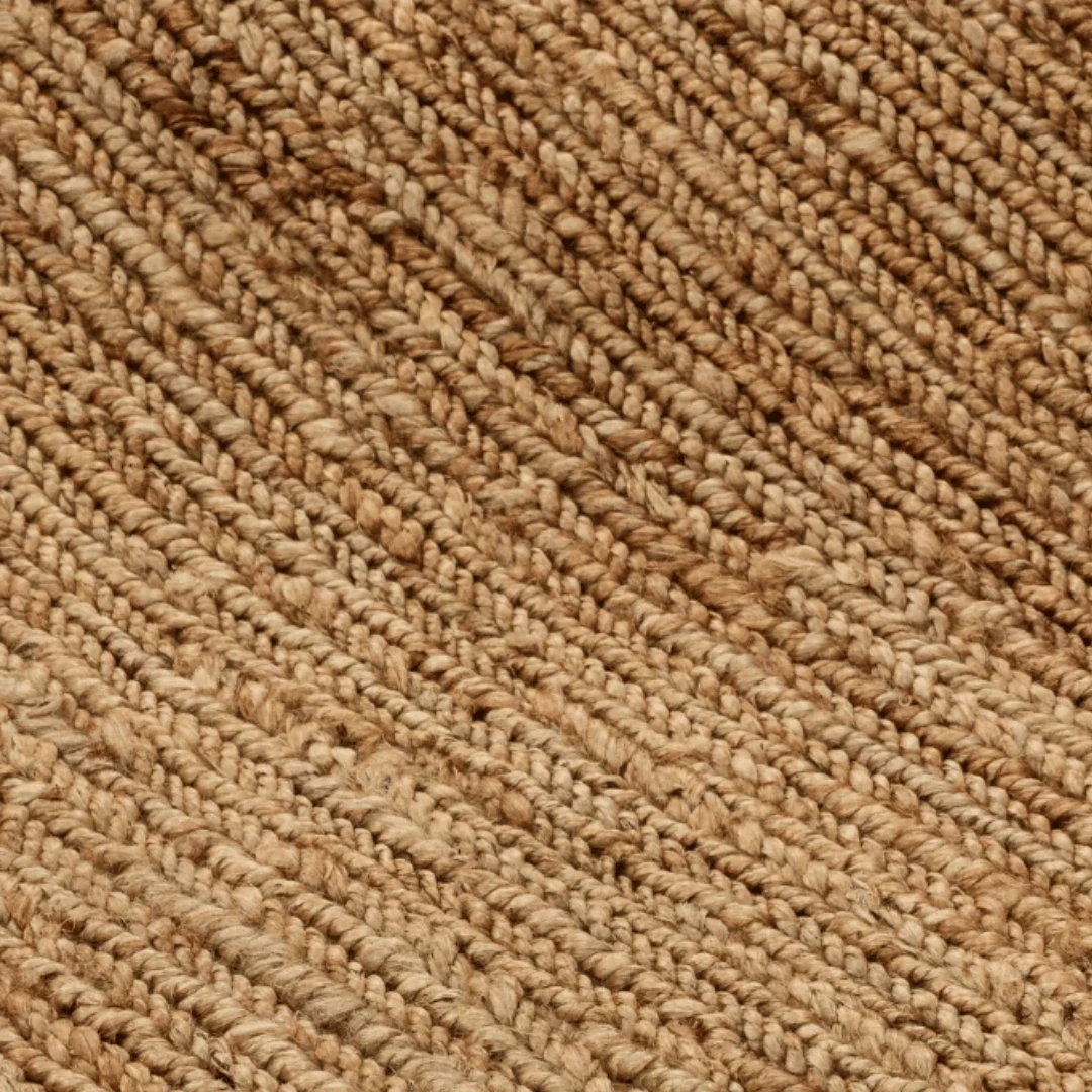 Doormat Natural Lines Handwoven - Hemp - Hand Woven - Ajaypee Carpets (Thumbnail 2)