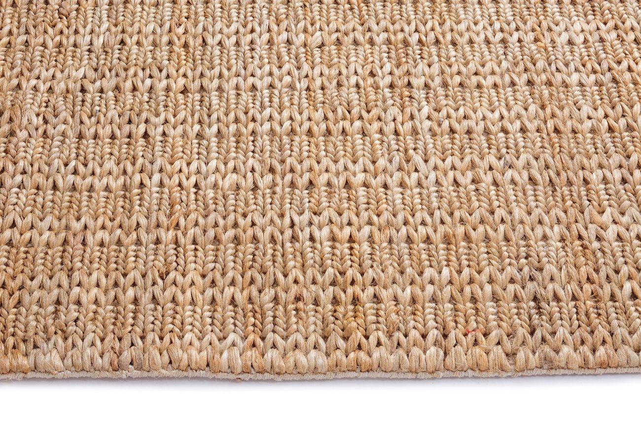 Hemp Hand Woven Braided Rug Simi - Jute - Hand Woven - Ajaypee Carpets (Thumbnail 2)