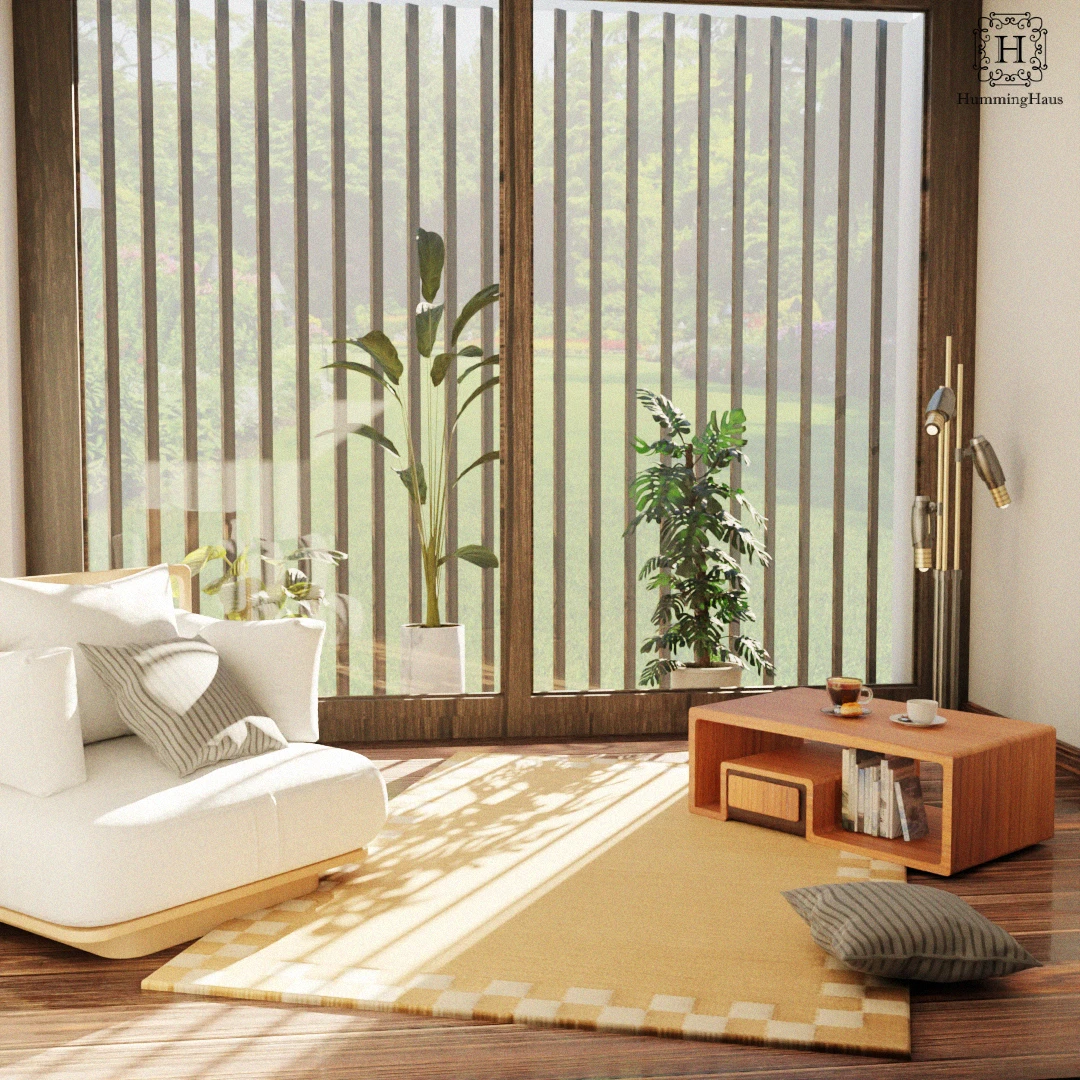 Hemp Hand Woven Rug - Checo - Hemp - Hand Woven - Ajaypee Carpets (Thumbnail 2)