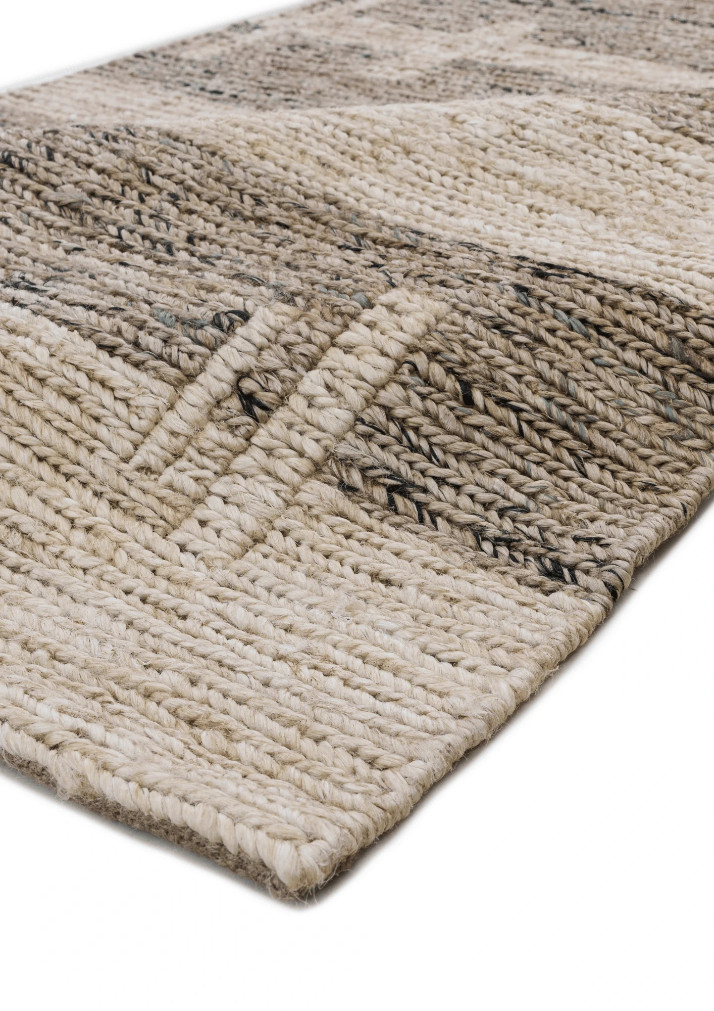 Hemp Hand Woven Rug   Eco Layers - Jute - Flatweave - Ajaypee Carpets (Thumbnail 2)