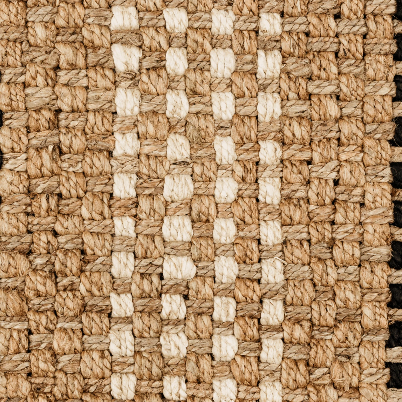 Hemp Hand Woven Rug   Frontier Fringe - Jute - Flatweave - Ajaypee Carpets (Thumbnail 3)