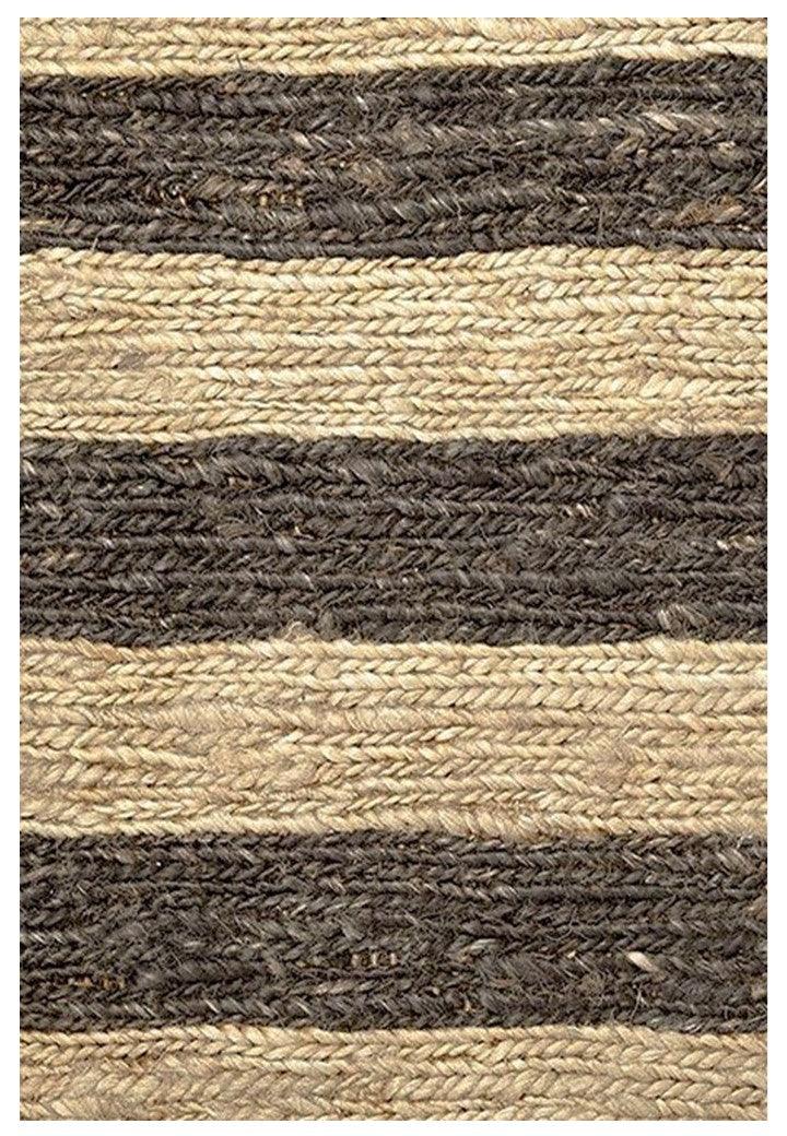 Hemp Hand Woven Rug   Gino Stripe - Jute - Flatweave - Ajaypee Carpets (View 1)