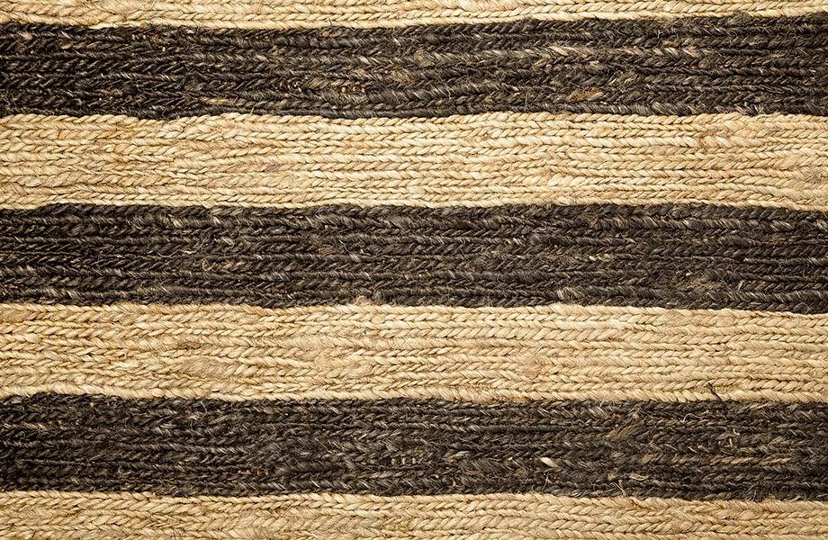 Hemp Hand Woven Rug   Gino Stripe - Jute - Flatweave - Ajaypee Carpets (Thumbnail 4)