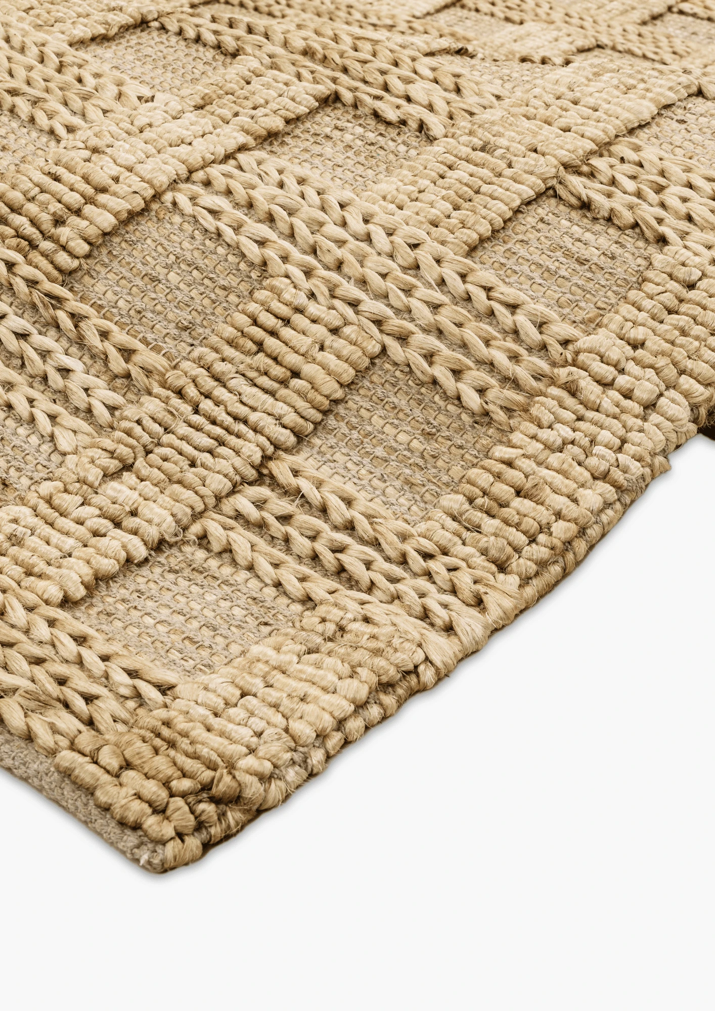 Hemp Hand Woven Rug   Kikko - Jute - Flatweave - Ajaypee Carpets (Thumbnail 2)