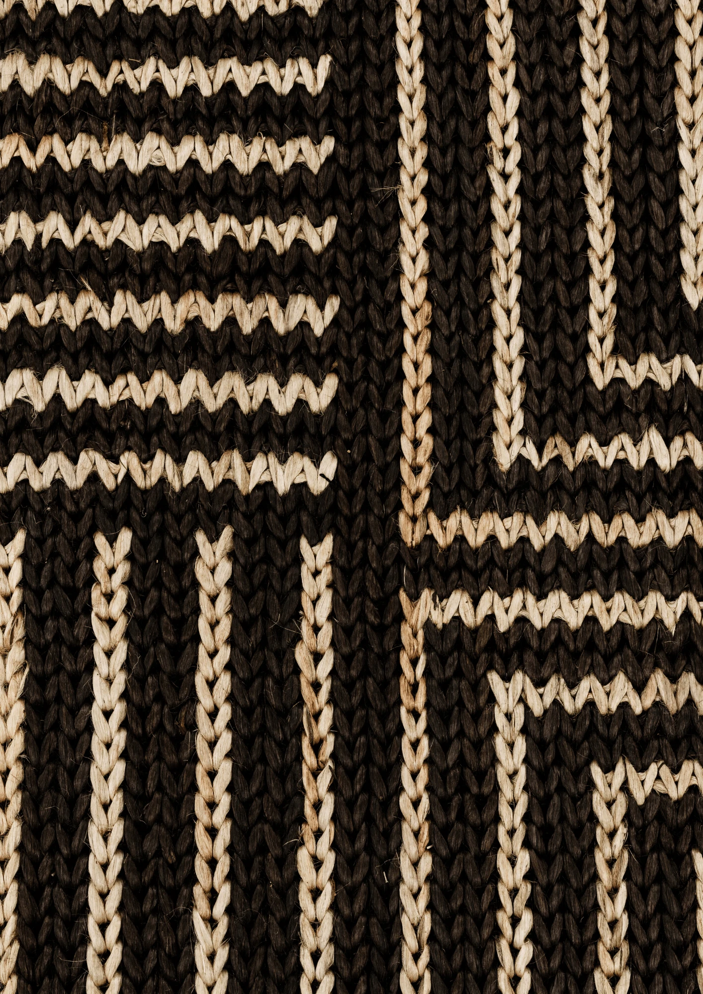 Hemp Hand Woven Rug   Sparta Stripes - Jute - Flatweave - Ajaypee Carpets (Thumbnail 3)