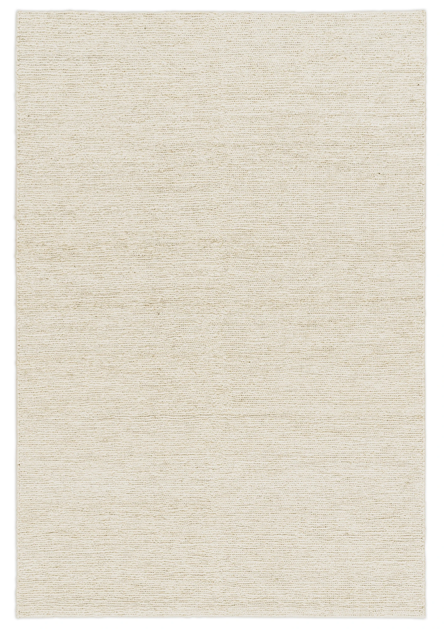 Hemp Hand Woven Rug   White Lines - Jute - Flatweave - Ajaypee Carpets (View 1)
