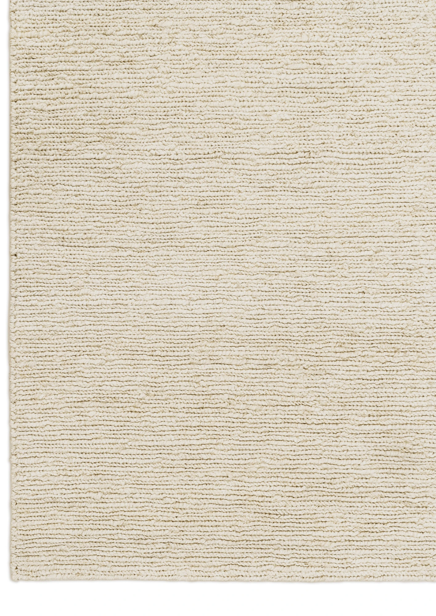 Hemp Hand Woven Rug   White Lines - Jute - Flatweave - Ajaypee Carpets (Thumbnail 3)