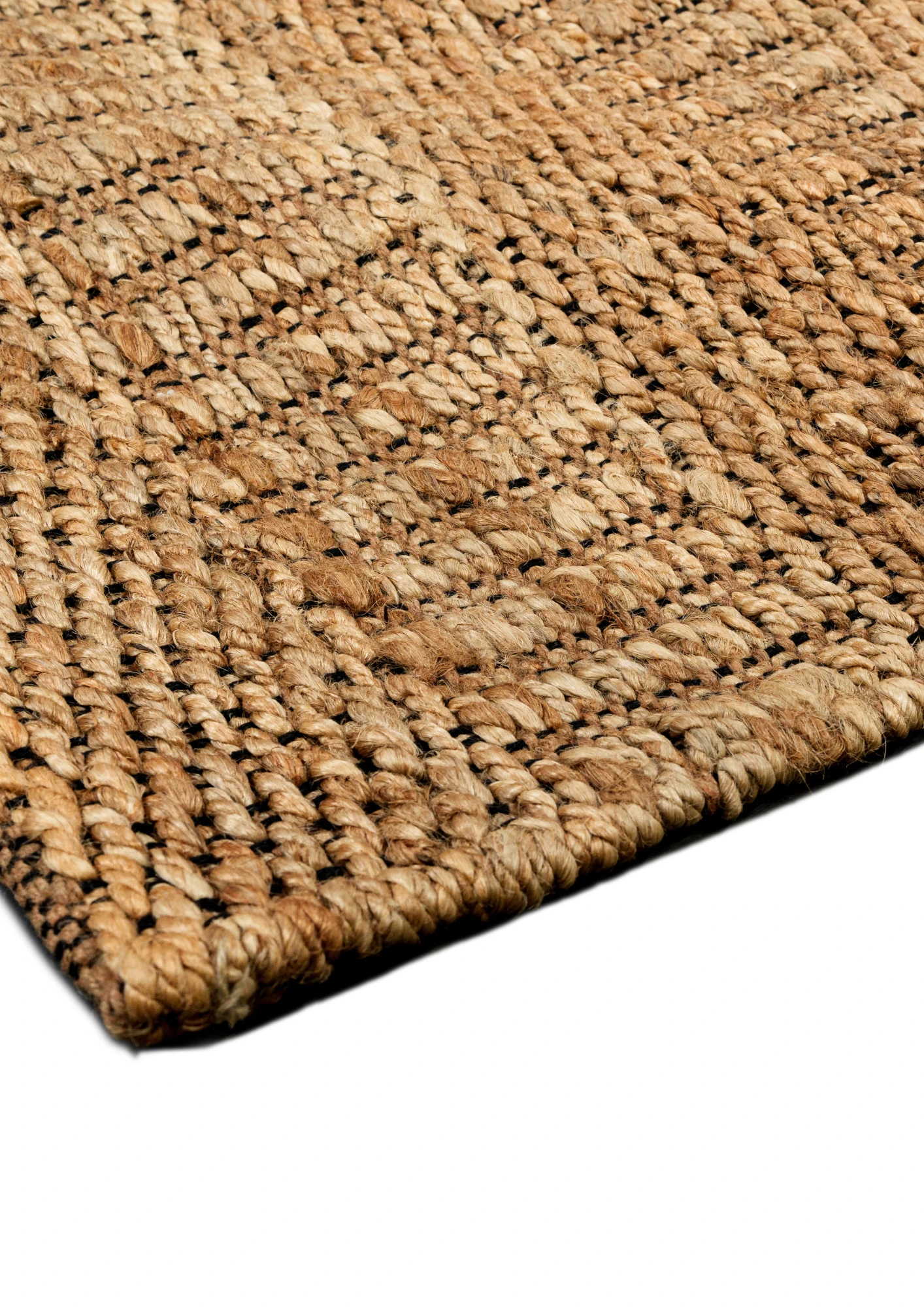 Hemp Hand Woven Rug  Noble Terrain - Jute - Hand Woven - Ajaypee Carpets (Thumbnail 3)