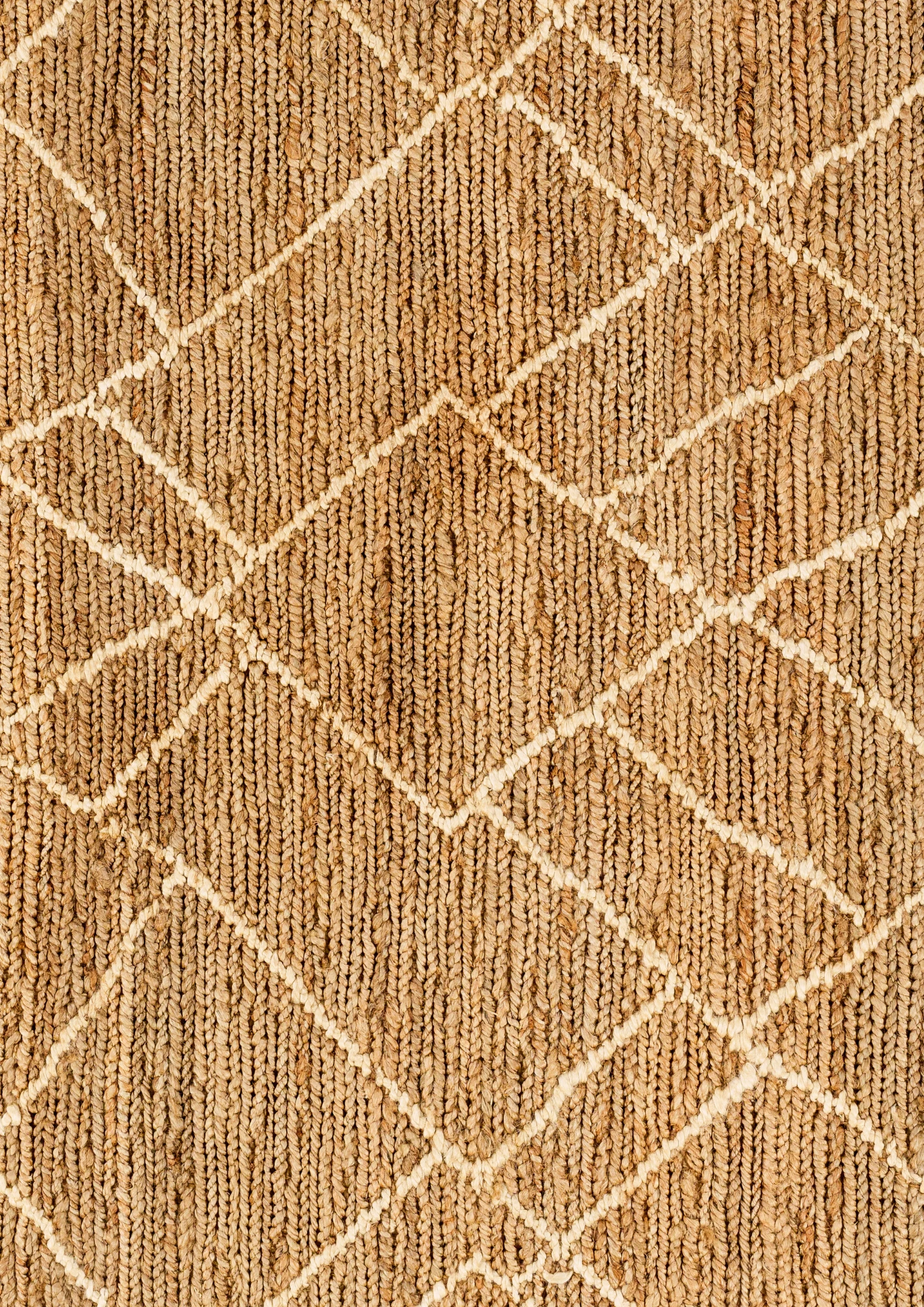 Hemp Hand Woven Rug  Pyramid Grain - Jute - Flatweave - Ajaypee Carpets (Thumbnail 3)