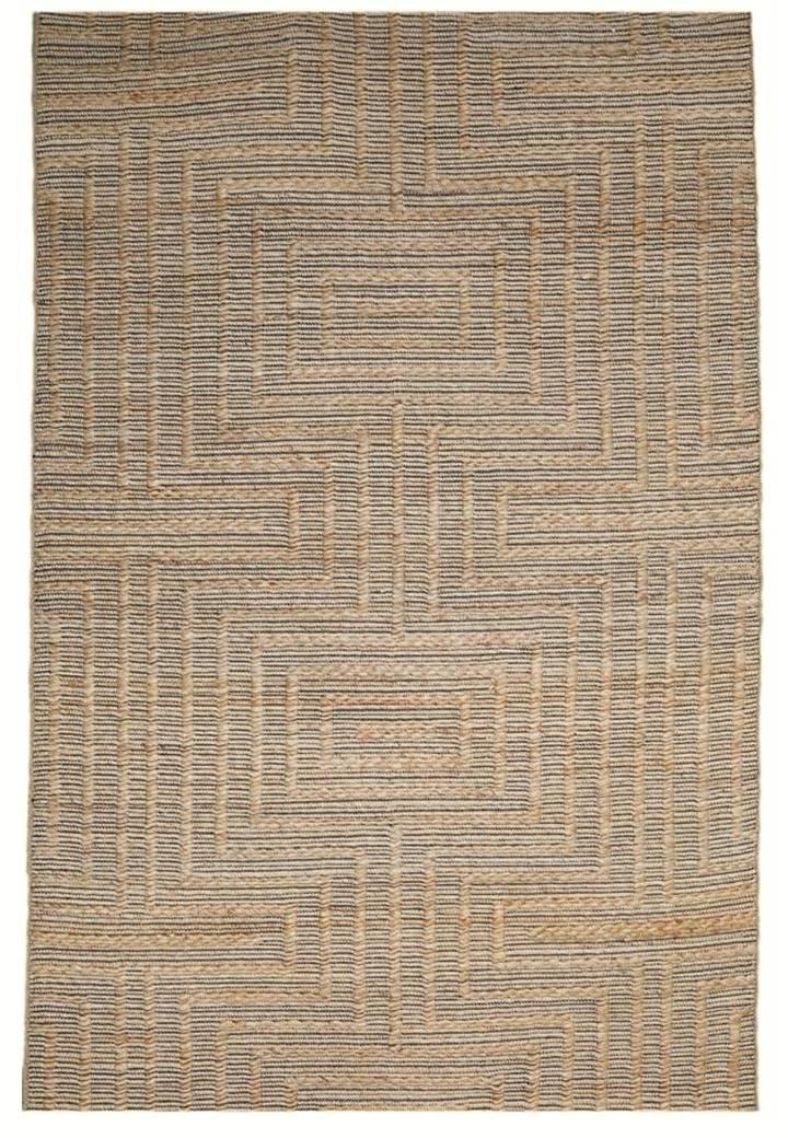 Hemp Hand Woven Rug : Braide SQ - Jute - Hand Woven - Ajaypee Carpets (View 1)