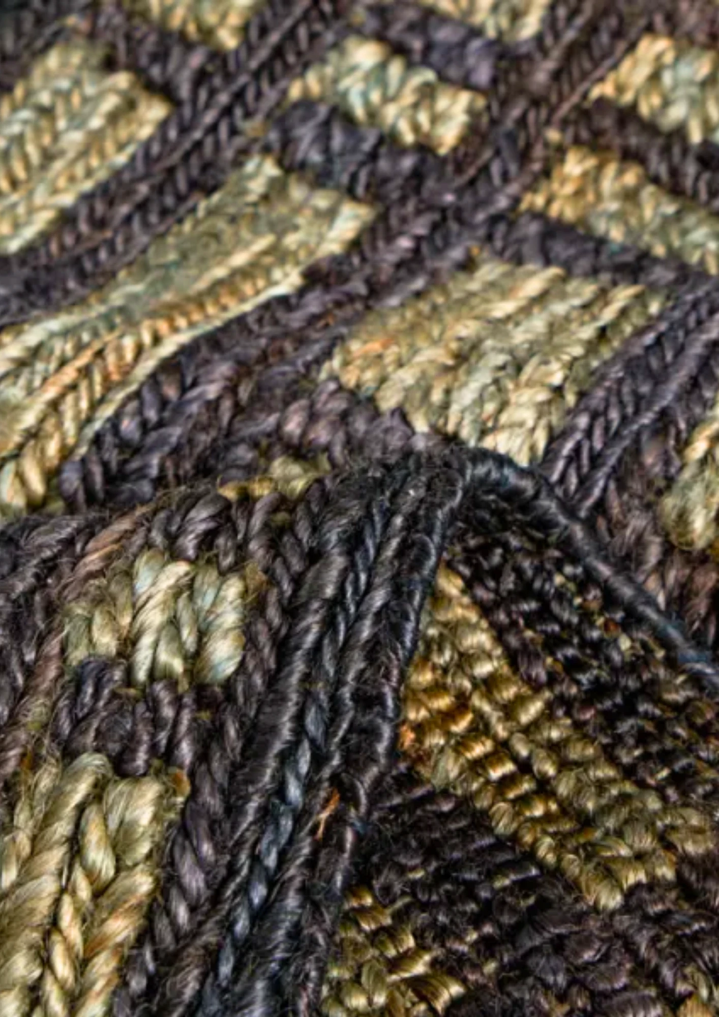 Hemp Hand Woven Rug Braided  Liv - Jute - Hand Woven - Ajaypee Carpets (Thumbnail 3)