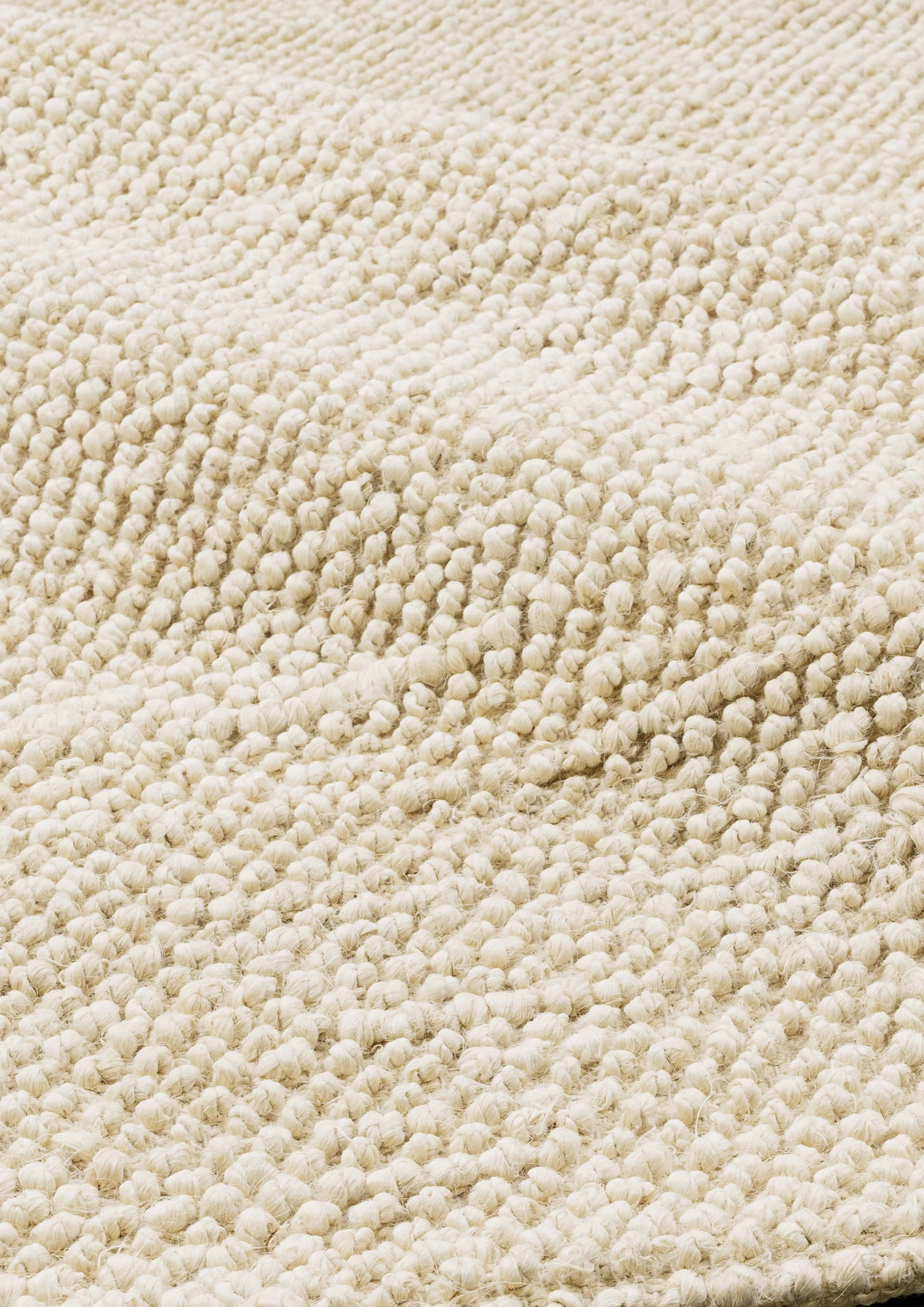 Hemp Hand Woven Rug: Chalked  Loop - Jute - Flatweave - Ajaypee Carpets (Thumbnail 3)