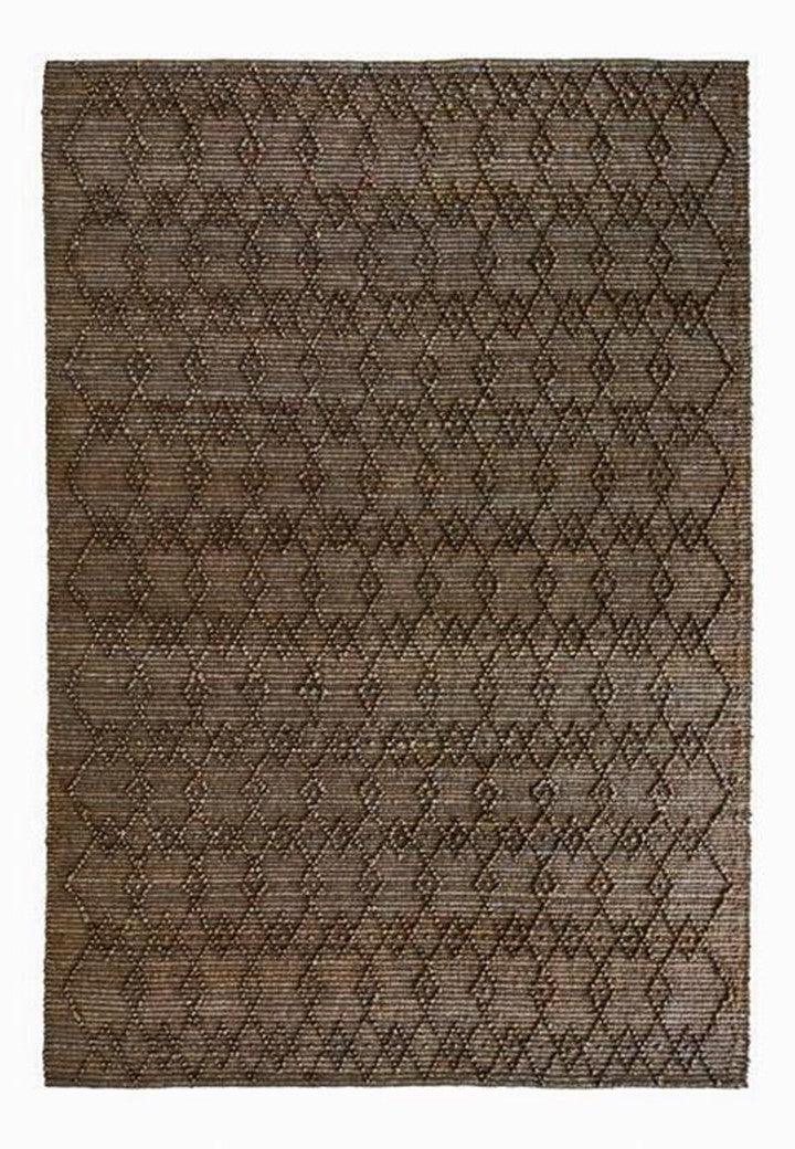 Hemp HandWoven Rug Diamond  Loop – Jute Hand Woven handmade carpet by Ajaypee Carpets