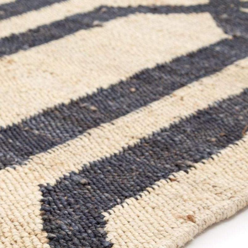 Hemp Hand Woven Rug Flat  Fiji - Jute - Hand Woven - Ajaypee Carpets (Thumbnail 2)