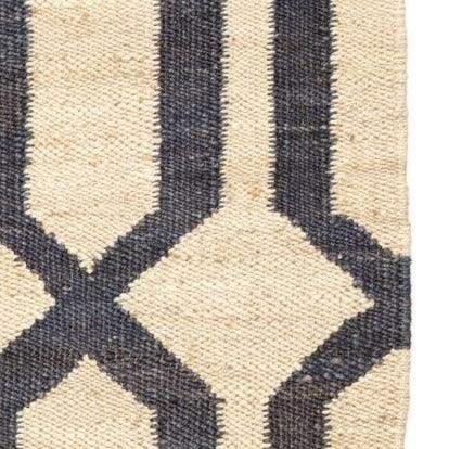 Hemp Hand Woven Rug Flat  Fiji - Jute - Hand Woven - Ajaypee Carpets (Thumbnail 3)