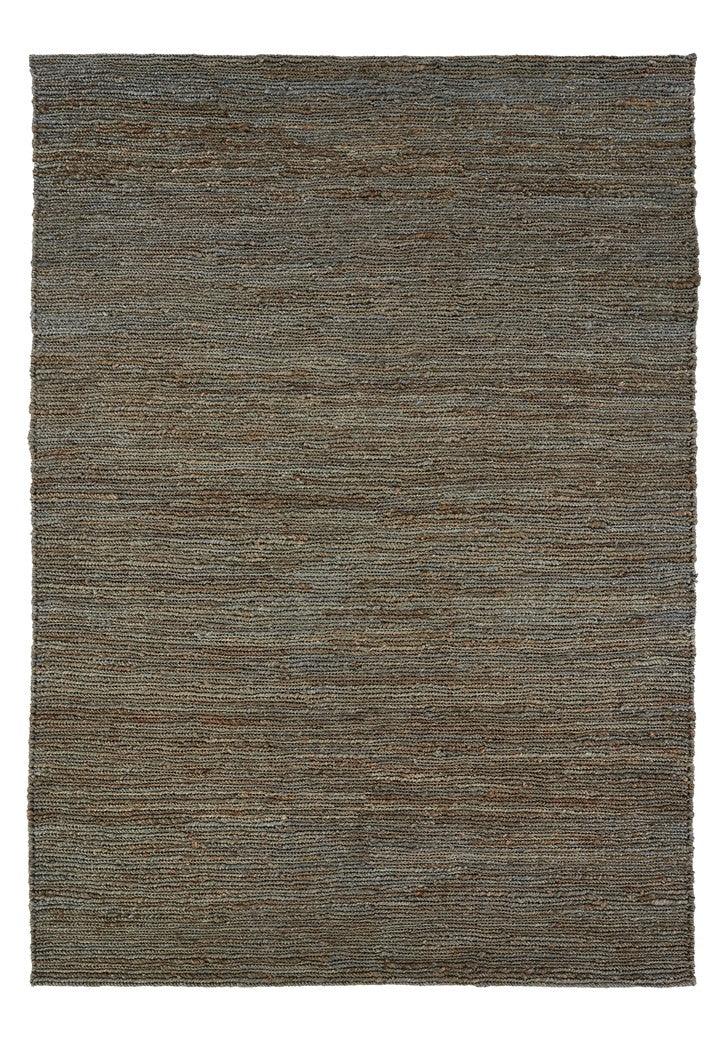 Hemp Hand Woven Rug : Grey Lines - Hemp - Hand Woven - Ajaypee Carpets (View 1)