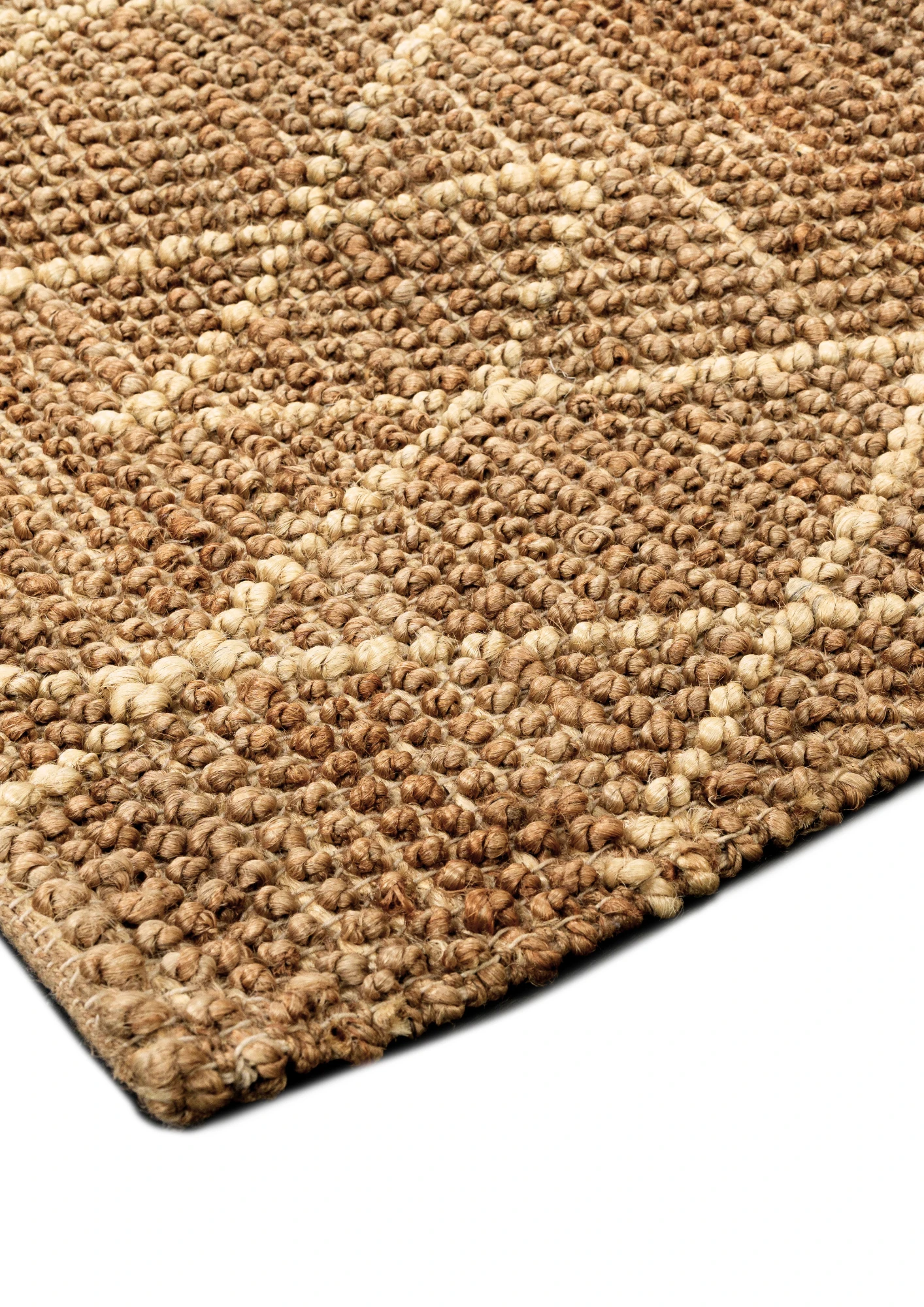 Hemp Hand Woven Rug Loop  Arlo - Jute - Hand Woven - Ajaypee Carpets (Thumbnail 2)