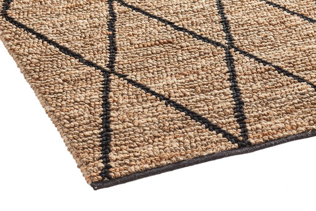 Hemp Hand Woven Rug Loop : Oxford - Jute - Hand Woven - Ajaypee Carpets (Thumbnail 3)
