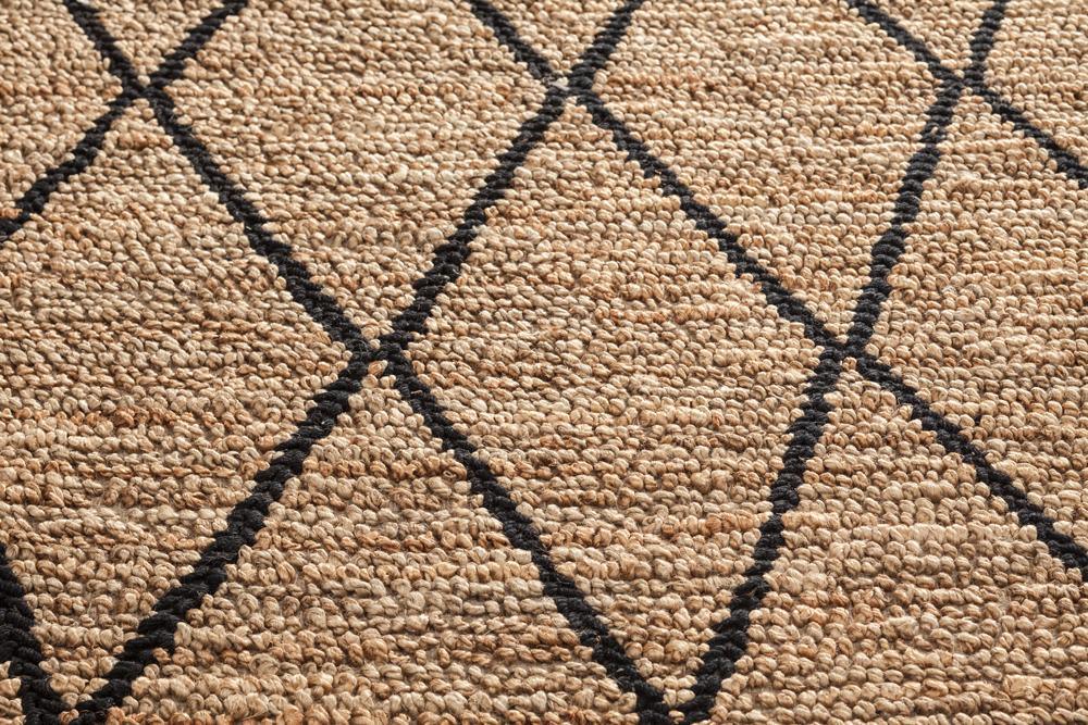 Hemp Hand Woven Rug Loop : Oxford - Jute - Hand Woven - Ajaypee Carpets (Thumbnail 5)