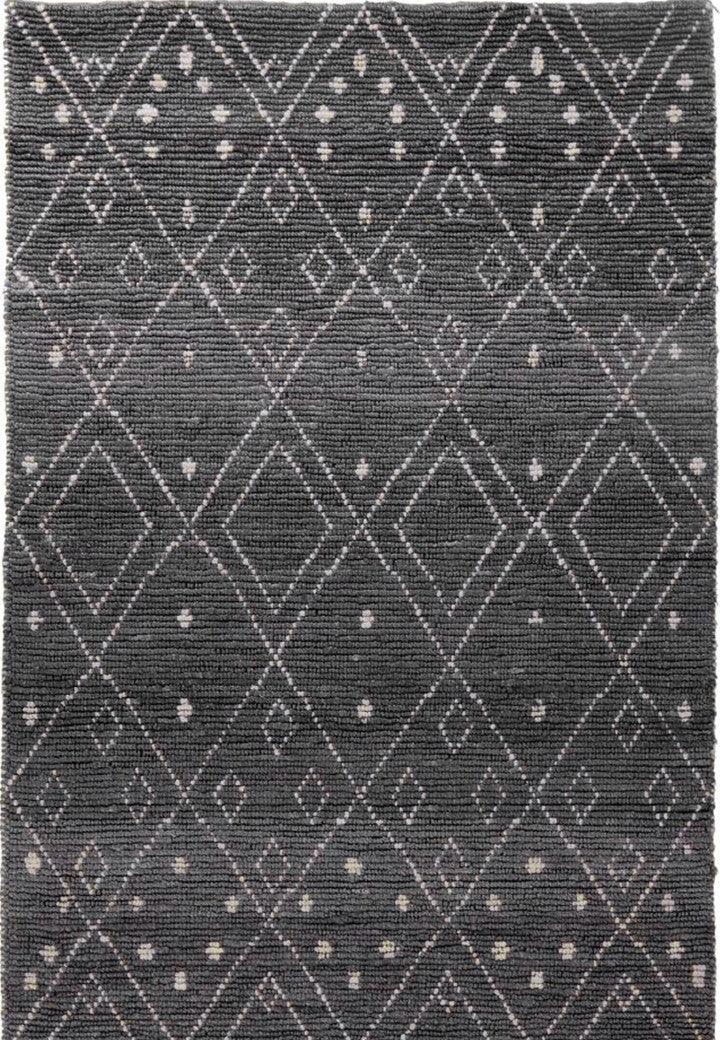 Hemp Hand Woven Rug Loop: Oxford Charcoal - Jute - Hand Woven - Ajaypee Carpets (View 1)