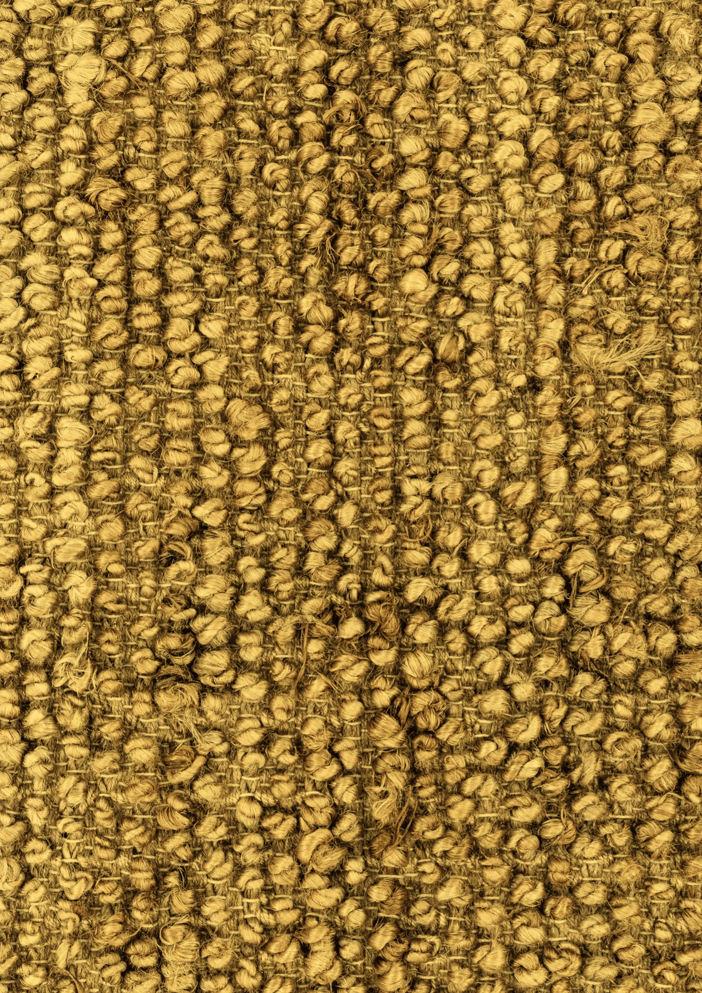 Hemp Hand Woven Rug: Mustard Loop - Jute - Hand Woven - Ajaypee Carpets (Thumbnail 2)