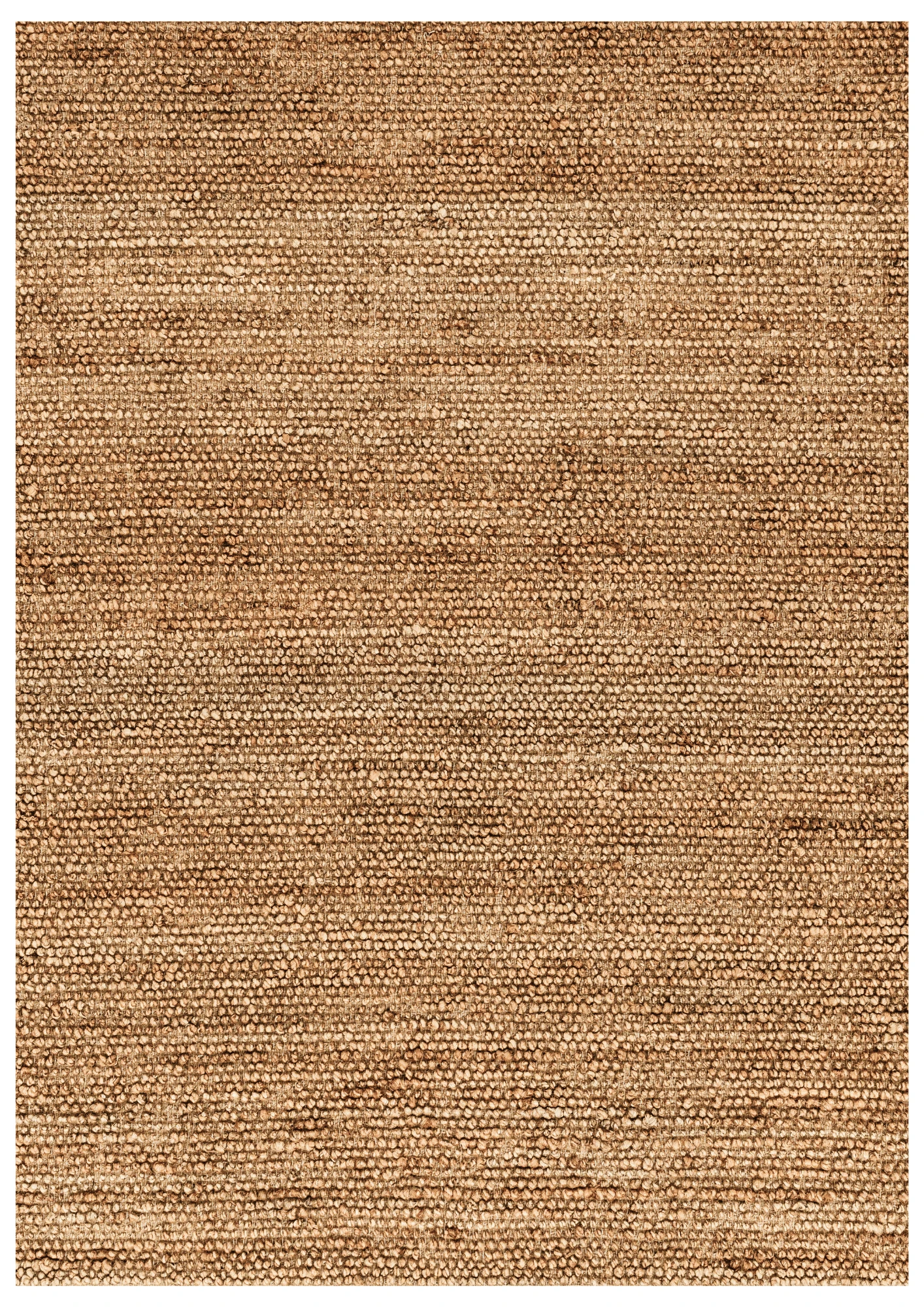 Hemp Hand Woven Rug: Natural Loop – Jute Hand Woven handmade carpet by Ajaypee Carpets
