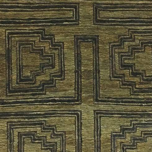 Hemp Hand Woven Rug : Puzzle Grey - Jute - Hand Woven - Ajaypee Carpets (Thumbnail 2)