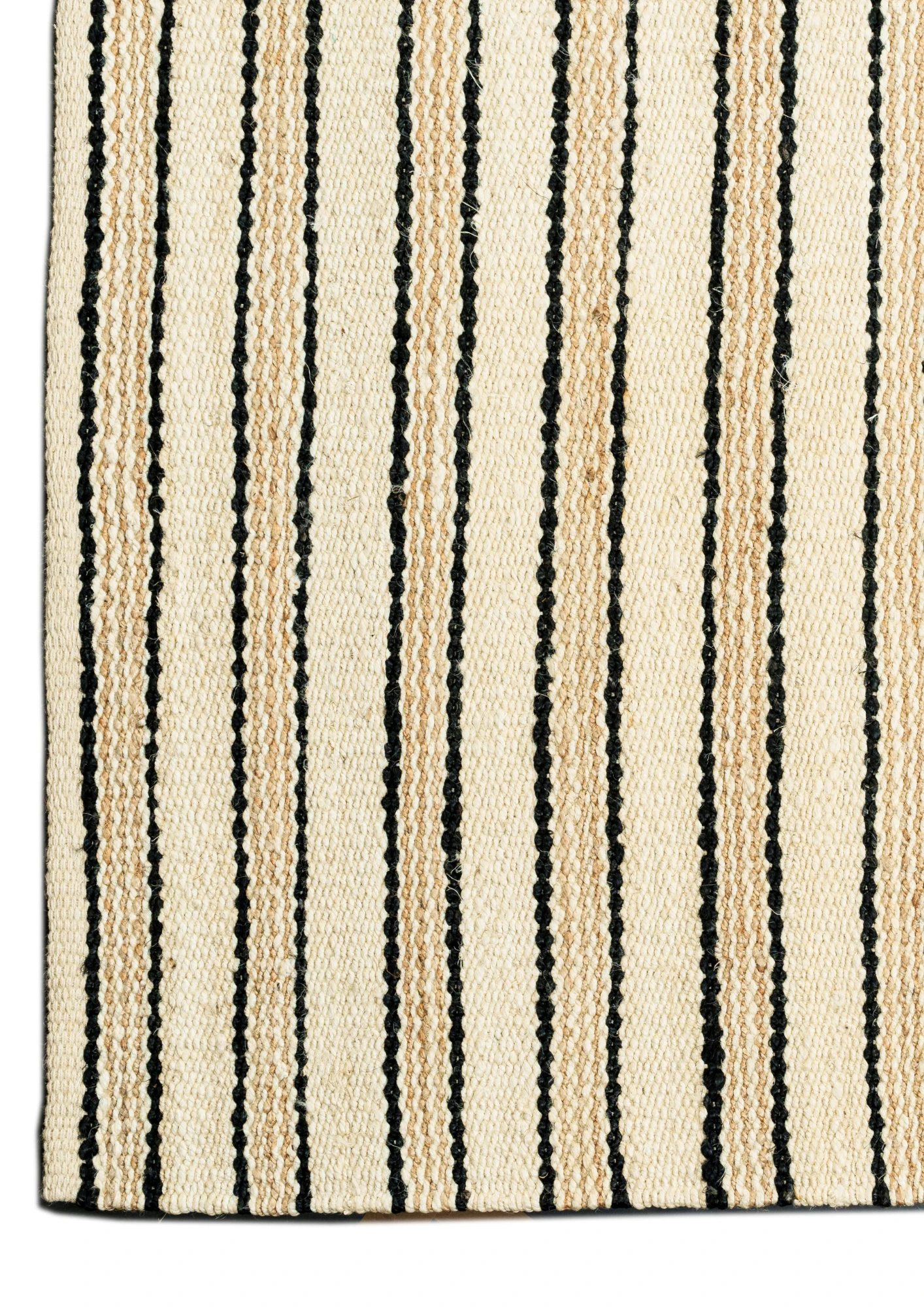 Hemp Hand Woven Rug - Stripe Egma - Jute - Hand Woven - Ajaypee Carpets (Thumbnail 5)